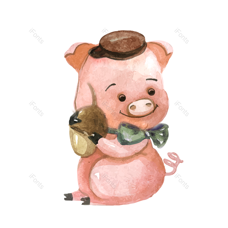 元素图片,卡通元素,插画PNG,水彩免抠素材